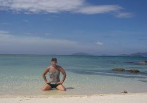 Me in my newly found 'paradise'...