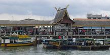 The main jetty of Tanjung Pinang, BINTAN Island, RIAU.